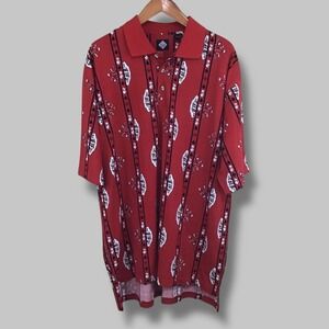 Vintage Tabasco Brand Low Country Cajun Seafood Boil XXL Red Polo Shirt